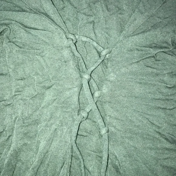 Forever 21 Green Flowy Back Tie Dress - Picture 7 of 7